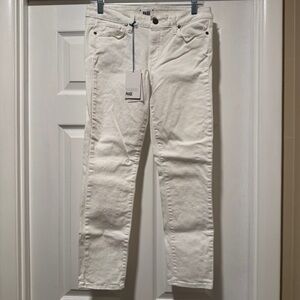 PAIGE | NWT Kylie Crop white denim jeans size 29